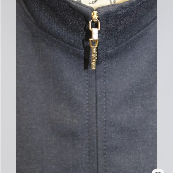 Vintage ESCADA Women Mandarin Collar Blazer Jacket Sz 40 Wool Germany Black - Picture 7 of 10